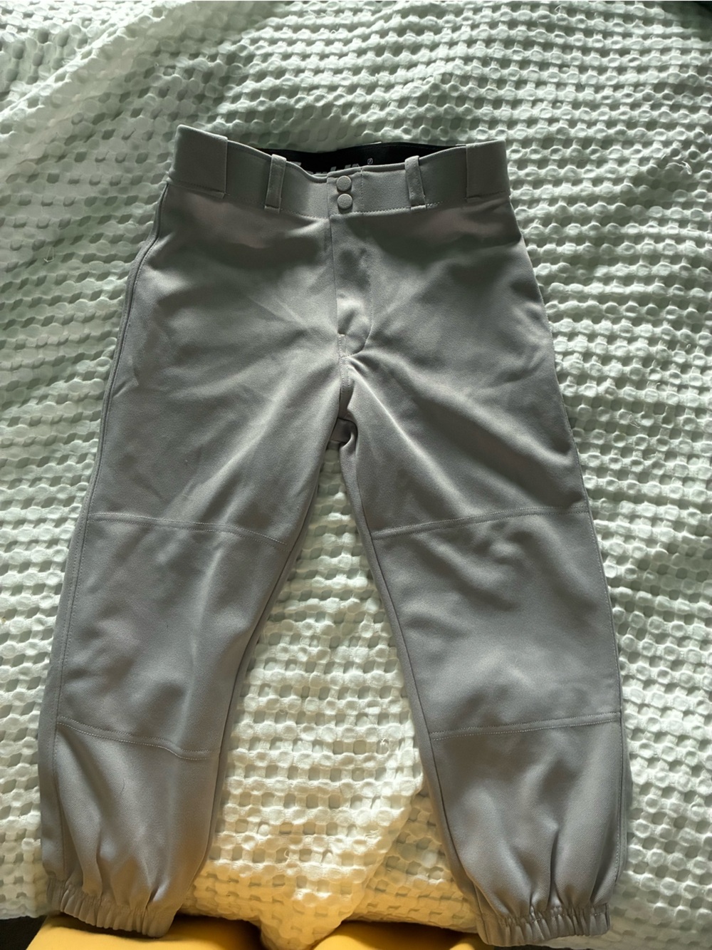 Franklin boys baseball pants in gray